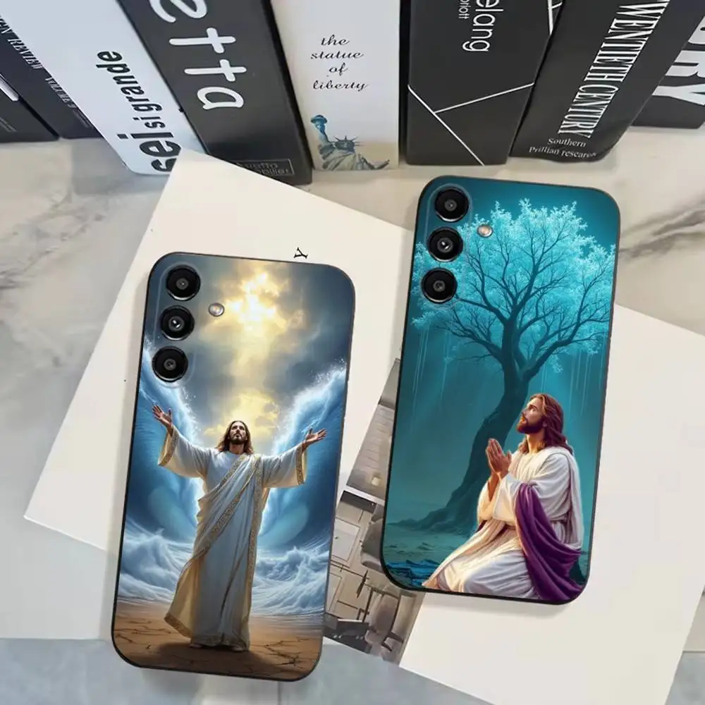 

Faith Christian Religious Jesus Phone Case For Samsung Galaxy A20,A21s,A22,A31,A32,A52,A53,A72,73,A80 Soft Black Cover