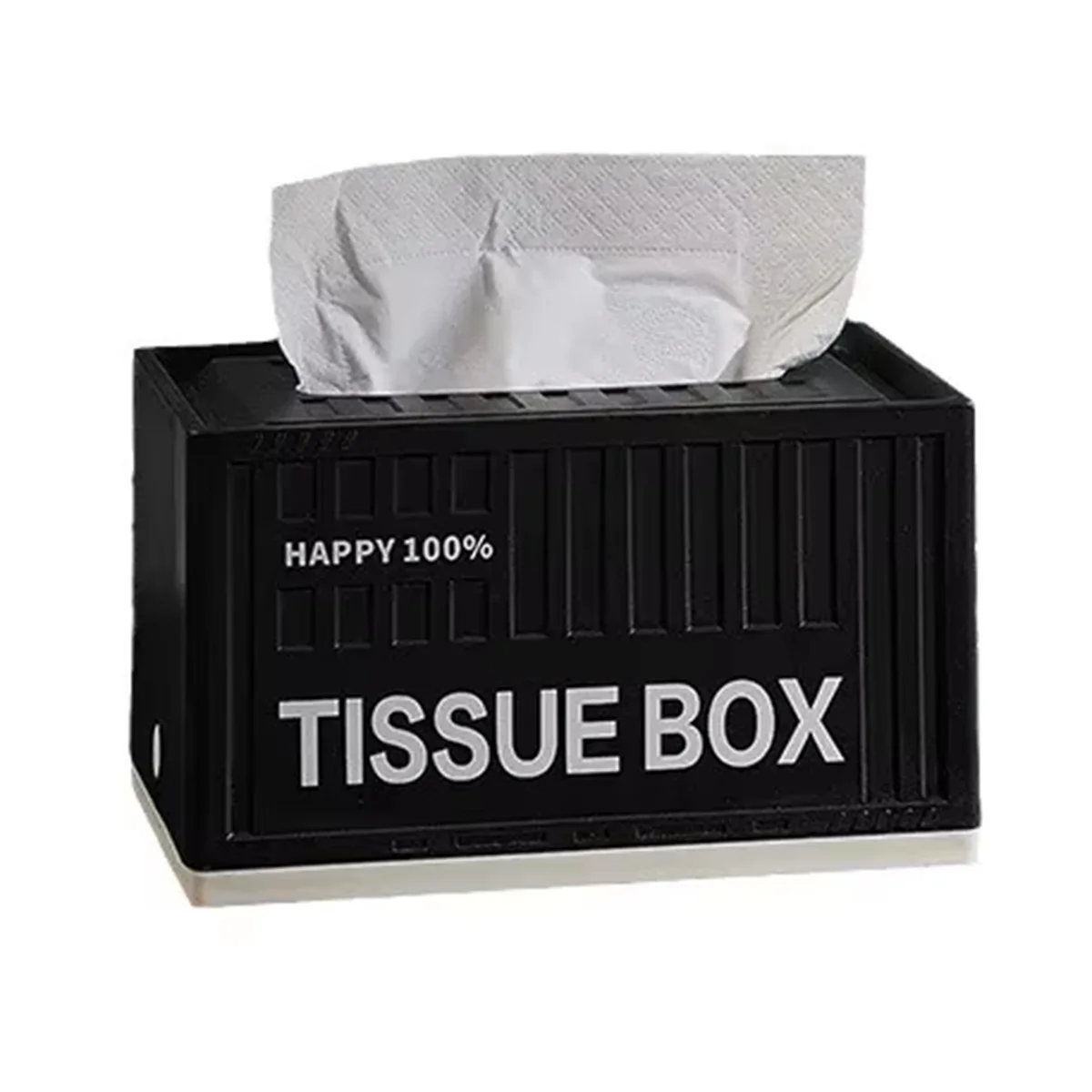 

HHTL Wall-Mounted Tissue Box Holder - Paper Storage for Living Room, Home Decoration, Premium Roll Paper Organizer A