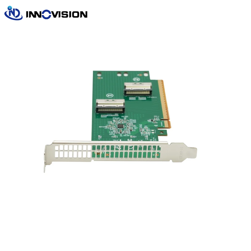Independent External Expansion Adapter Backplane PCIe 5.0 MCIO x16/x8 Graphics Card Extension Cable U.2 Adapter Card