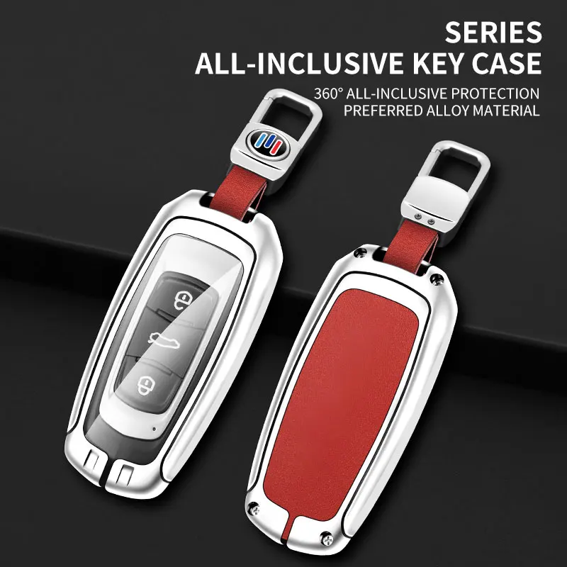Car Key Case Cover Shell For Geely Emgrand X7 GS GX3 GT GC9 EC7 GC715 EC718 Englon SC3 Atlas Pro Keyless Remote Fob