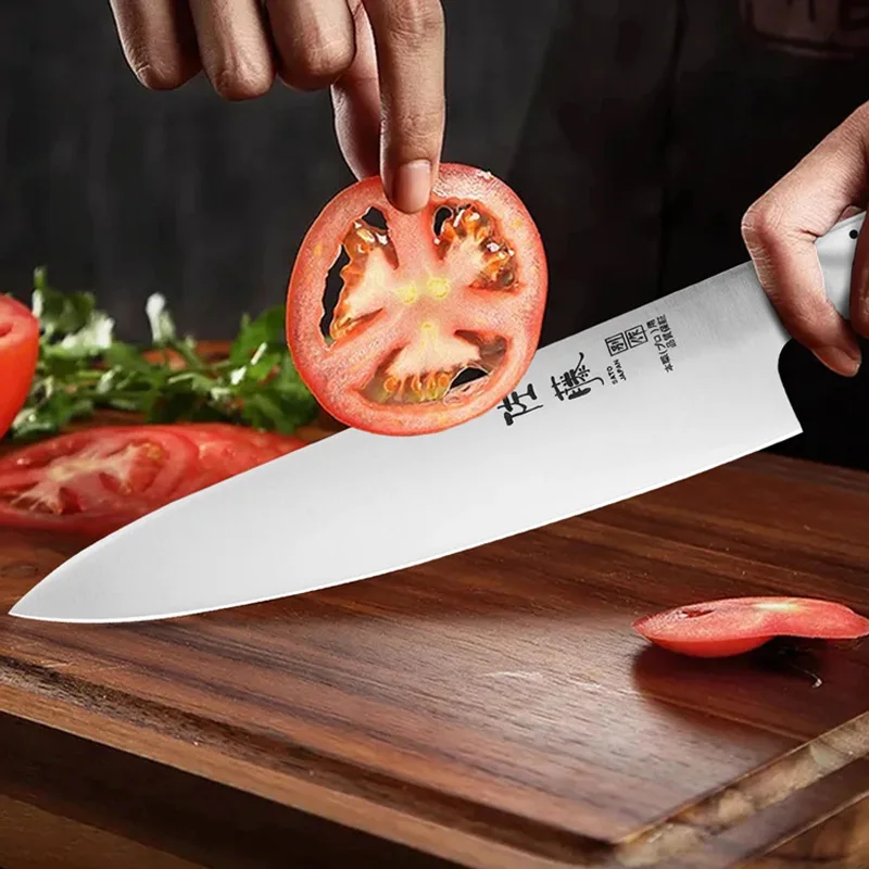 

Professional Cleaver Knife Japan Kitchen Chef Knives Wood Handle Meat Fruit Vegetable Fish Butcher Knife Chinese Cleaver Knives