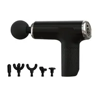 Factory direct muscle relaxation body fascial  high speed deep tissue percussion 6 heads 6 speed small portable massage