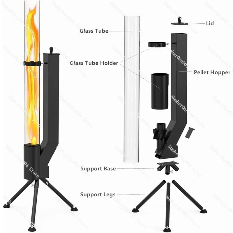 Suitable ForFast Heating Outdoor Fire Pit Stainless Steel