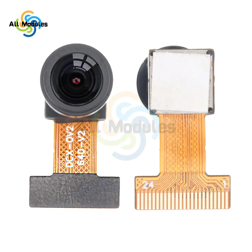 OV2640 Camera Wide-angle Lens Module 2 Million Pixels DVP Interface ESP32 MCU Camera 66/160 Degrees 21/75MM 24PIN 0.5MM Spacing