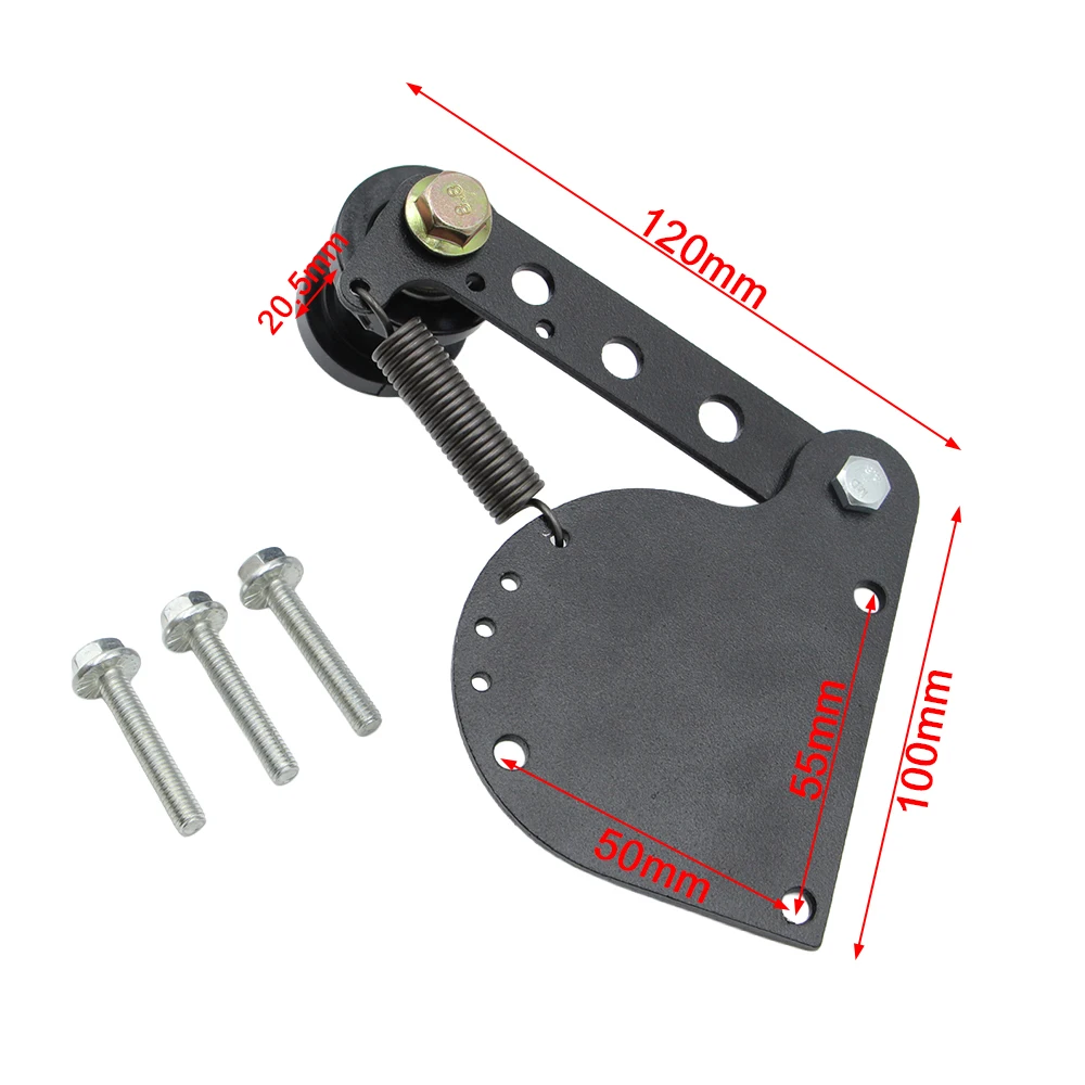 Fit 49cc 66cc 80cc 2 Stroke Engine Motorized Bicycle Spring Loaded Chain Tensioner Eletric Bike Black Chain Tensioner Kit