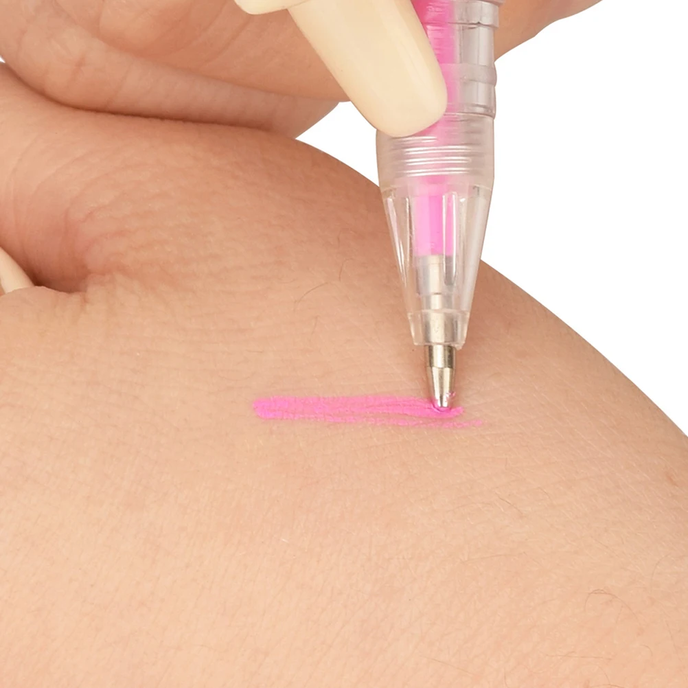 

1Set Eyebrow Tattoo Position Mapping Pen Transparent Body Makeup Marker Tool Embroidery Pen Skin Marking Tattooing Tool