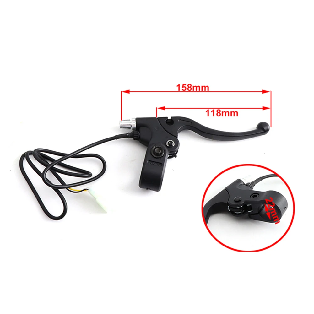 Palancas de freno de doble manija de 7/8 ''y 22mm palanca de freno de motocicleta para 47cc 49cc Pocket Dirt Bike Minimoto Scooter bicicleta ATV Quad