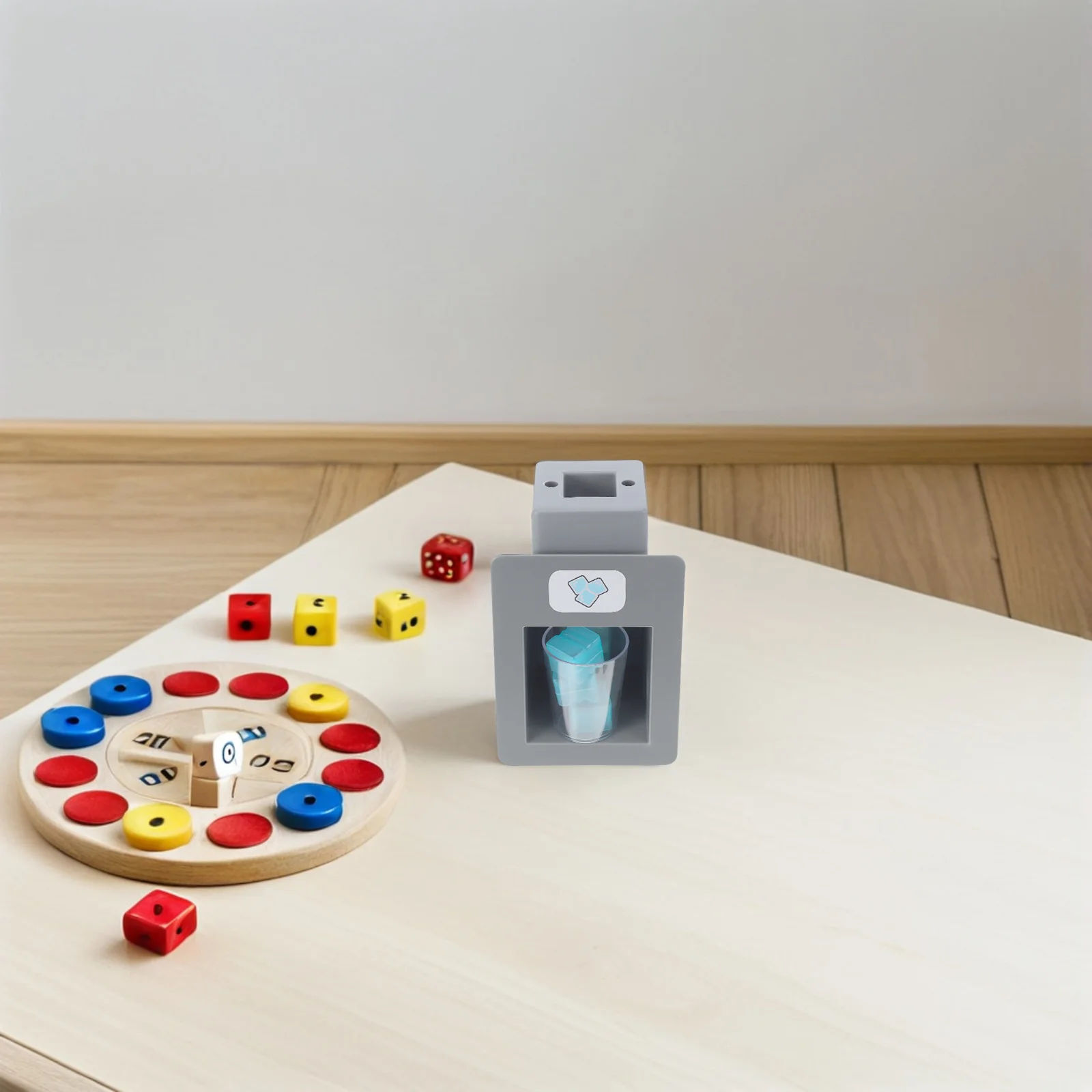 Fabbricatore di ghiaccio interattivo da cucina per bambini Design realistico con tazze di cubetti di ghiaccio trasparenti migliora il gioco fantastico