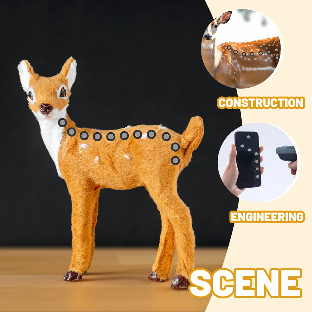 

6 Sheets 318 Points Marking Reflective Markers for 3D Handheld Scanning Reference Points 3D Printing Accessories