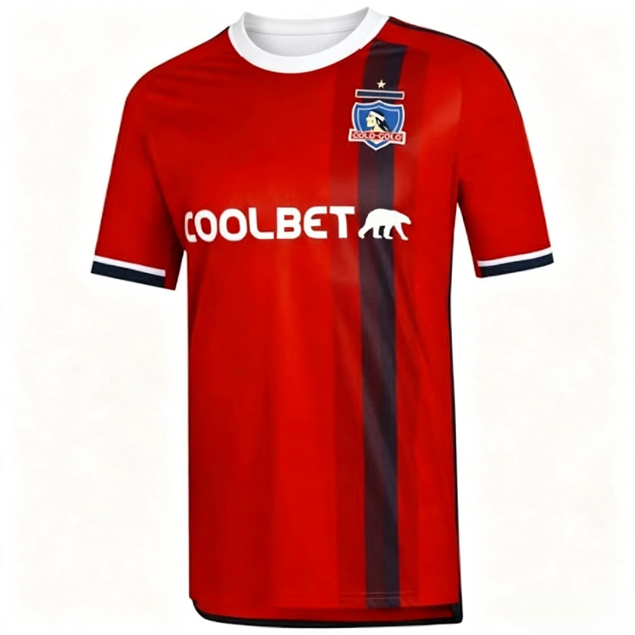 Colo‑Colo Away Soccer Jersey 2026‑2027 Season Red Short Sleeve Football Shirt Quick Dry Adult Fan Sport Top Family Matching