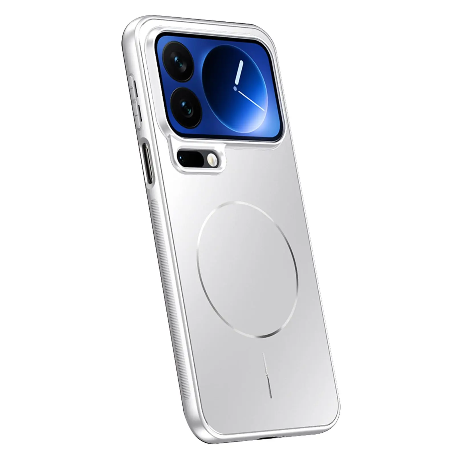 

Frosted Electroplated Magnetic Case for Xiaomi 17 Pro Max/17 Pro/17, Anti-Fingerprint Slim Cover, Wireless Charging