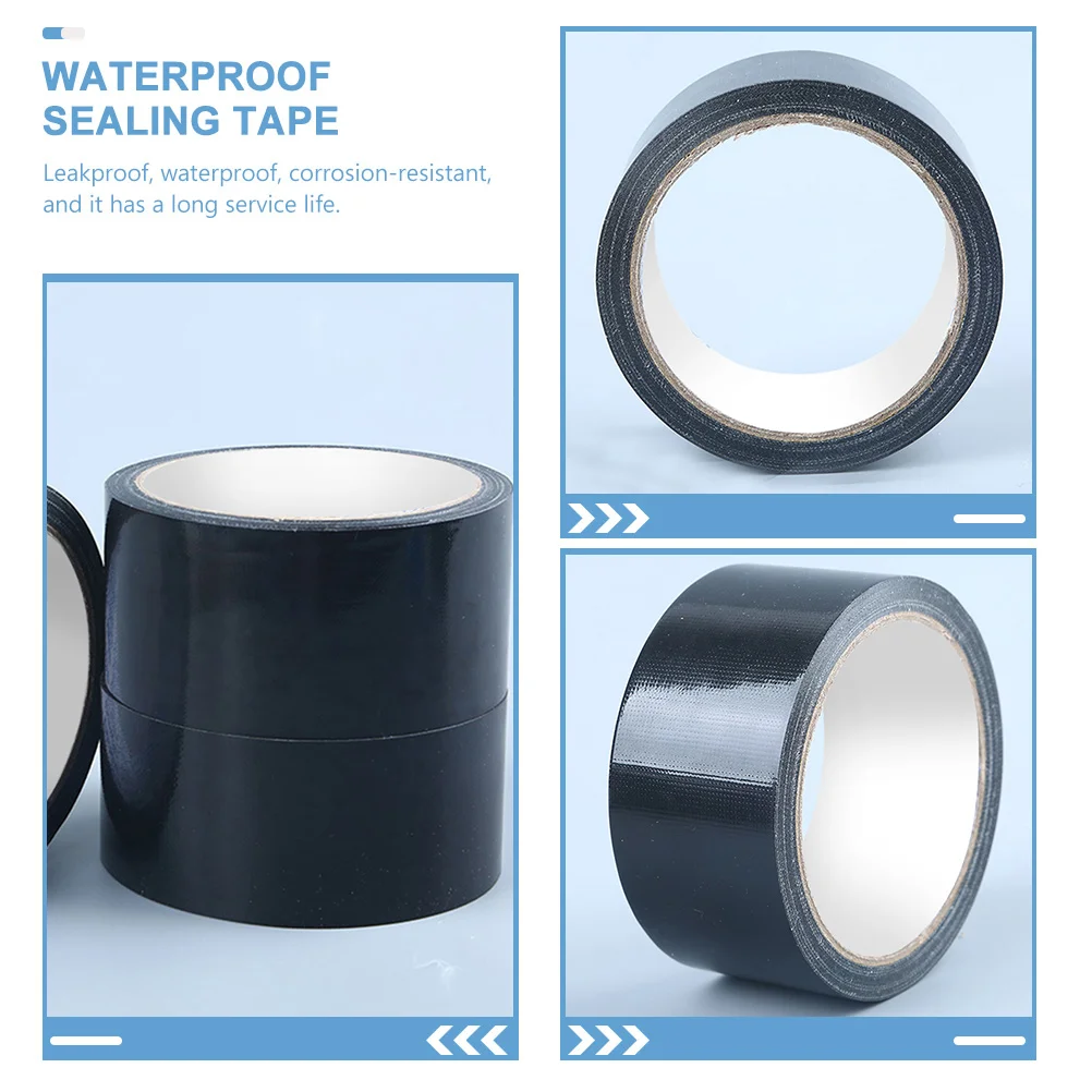 

5 Rolls Duct Tape Waterproofing Outdoor Color Single-sided Adhesive Seal Colored Sealant