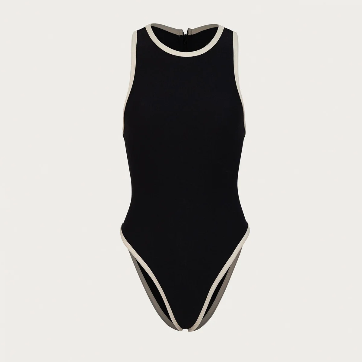 2025 Neues schwarzes Bikini-Set, einteiliger Badeanzug, klassischer Badeanzug für Damen, Push-Up, Sport, solider einteiliger Anzug, Strandkleidung für Damen