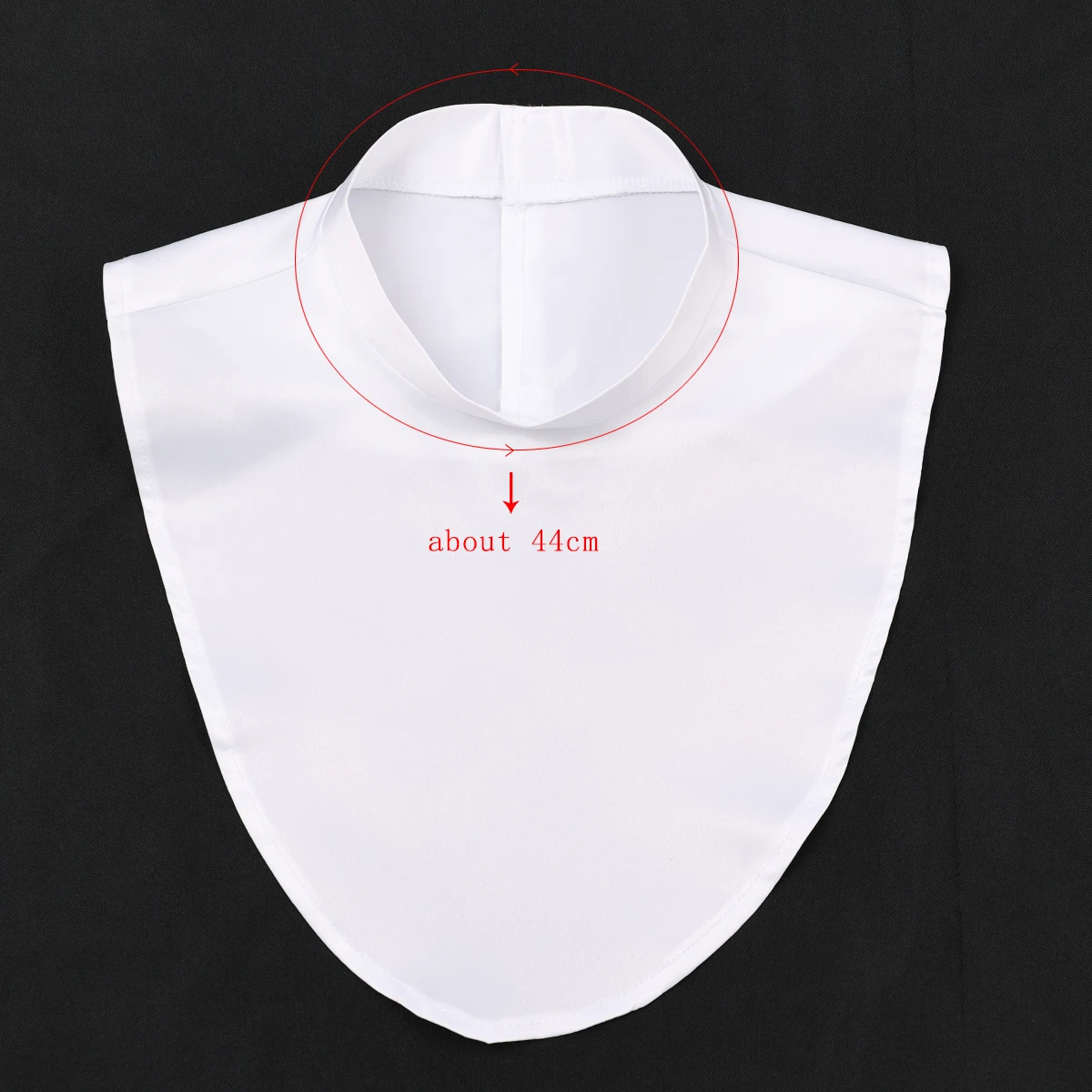 Collare da prete Cosplay Accessori per costumi da collo con colletto bianco retrò medievale