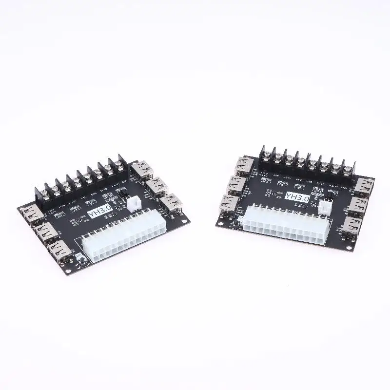 USB شحن هيكل الكمبيوتر المكتبي إمدادات الطاقة 24 دبابيس ATX قطاع دارة إمداد الطاقة مجلس 12 فولت/24 فولت