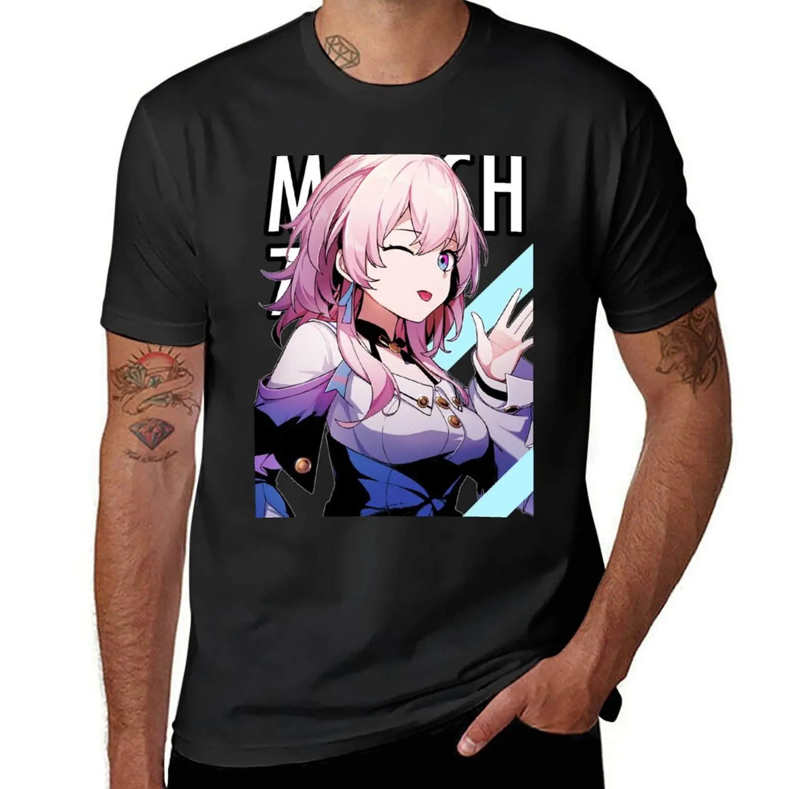 

March7th honkai star rail Shirt Fan March 7th Star Rail T-Shirt customizeds shirts graphic men clothing