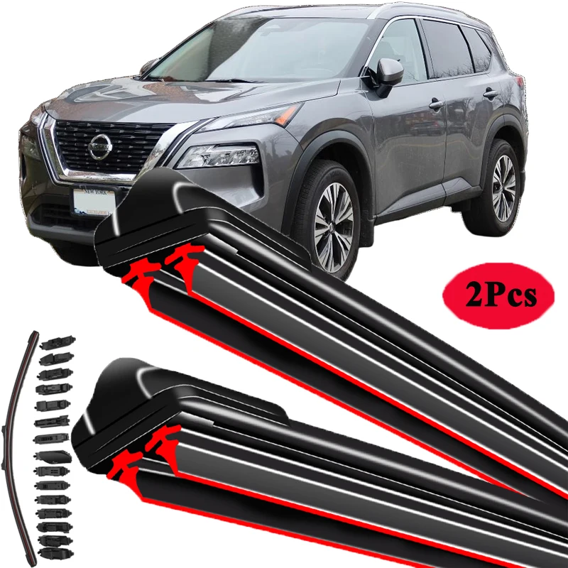 

For NISSAN ROGUE T31 T32 T33 2007-2024 Car Windshield Wiper Blade Front Windscreen Windshield Brushes Washer Accessories Window