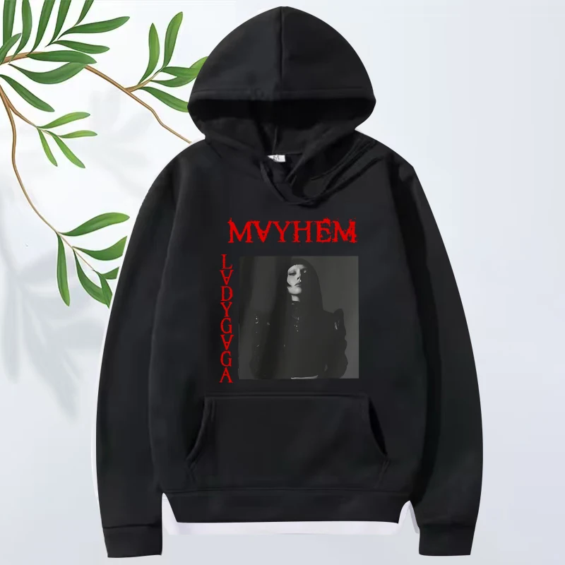 

lady gaga Mayhem Gothic Award Design hoodie men women vintage Long sleeve Sweatshirt with print Graphic oversized hoodie unisex