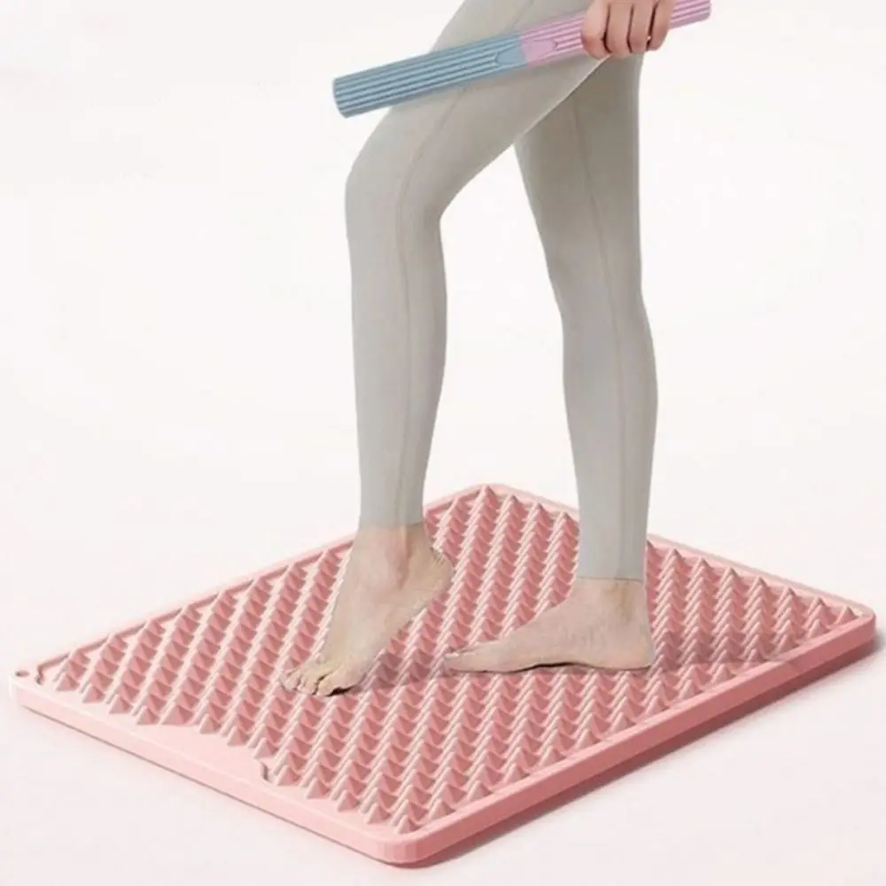 

Silicone Jogging Massage Pad Thickened Double-sided Foot Massage Pad Soft Non-slip Acupressure Board Fitness Pedal