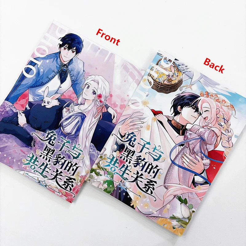 

The Symbiotic Relationship Between a Rabbit and Black Panther Manhwa Artbook HD Character Photo Collection Comic Illustration
