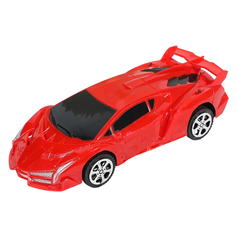 2 stuks traagheid coole sportwagen speelgoed simulatie plastic sportwagen trek auto speelgoed cartoon grote auto jongen verjaardagscadeau
