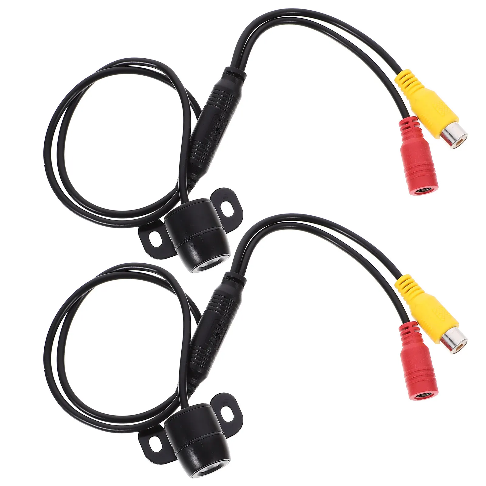 

2Pcs Car Rearview Camera Backup Reverse Parking Camera Wide Angle External Bracket Car Reverse Cam
