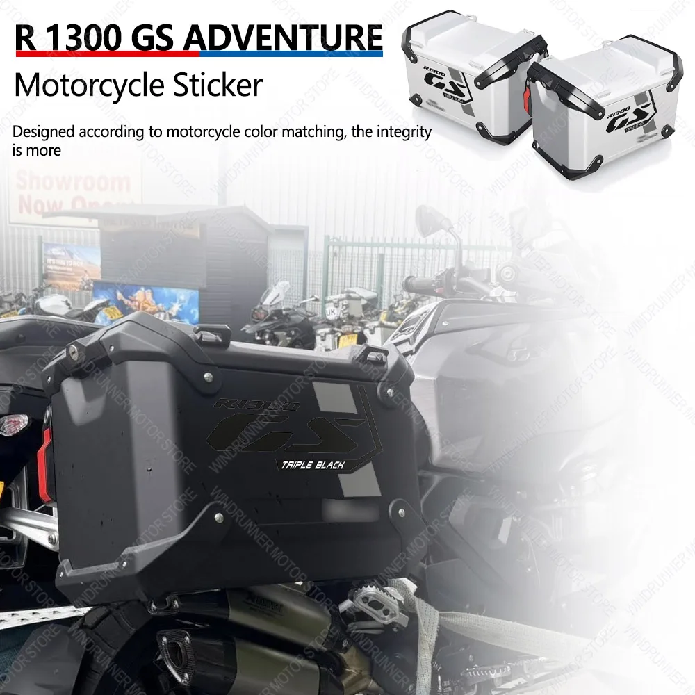 

Motorcycle Trunk Decorative Stickers For R 1300 GS Adventure Suitcase Paint Protective Decal Trophy Triple Black Option 719