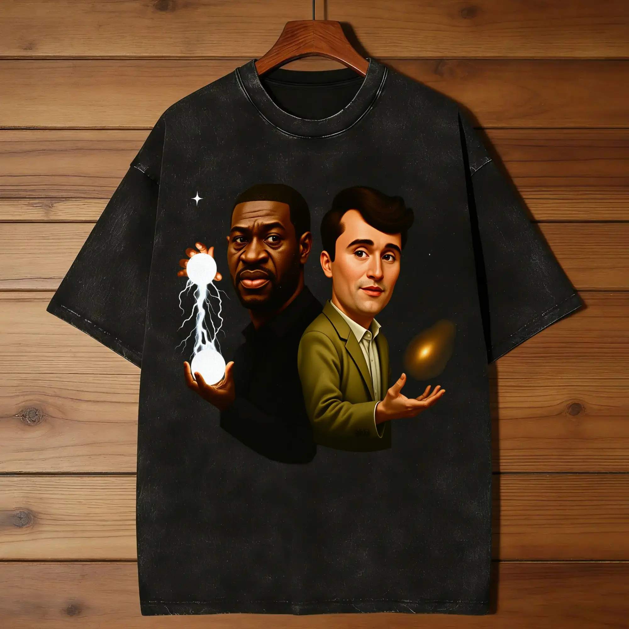 Camiseta George Floyd y Charlie Kirk, camisetas Hipster, camisetas vintage de manga corta, camisetas de verano de algodón con cuello redondo, camisetas oversize