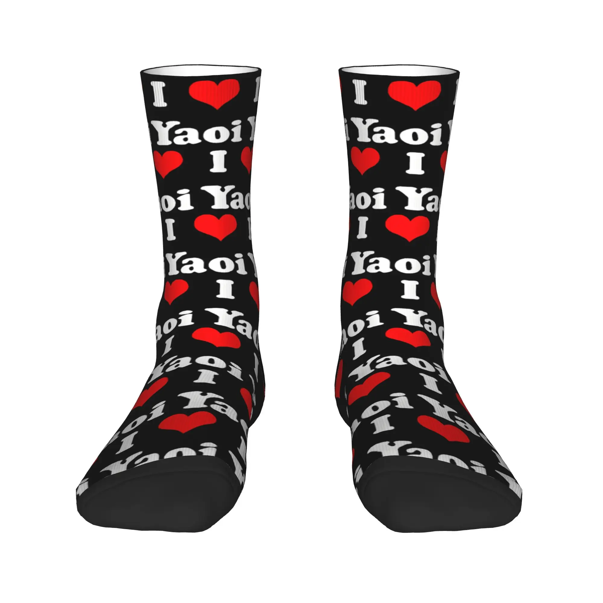 I Love Yaoi Socks  Non-Slip Stockings Men's Soft Breathable Skateboard Socks Spring Korean Design Socks
