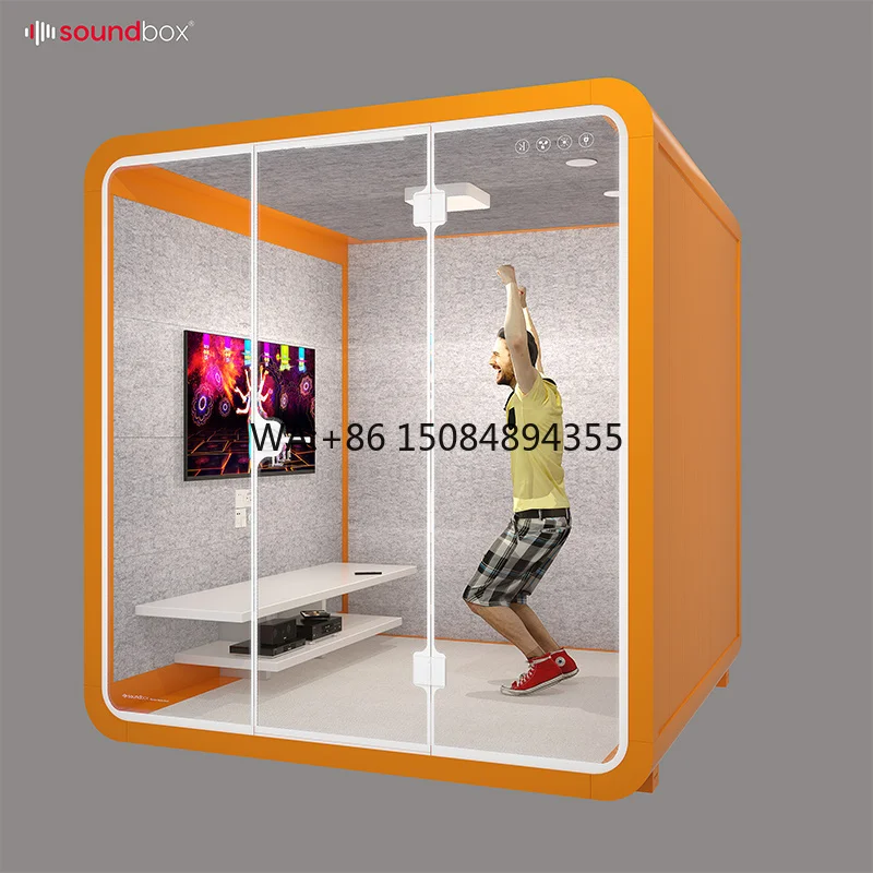 Cabina Acústica Insonorizada OEM, Mini Cabina Telefónica con Aire, Pabellón para Oficina, Reuniones Comerciales, Cabinas de Oficina
