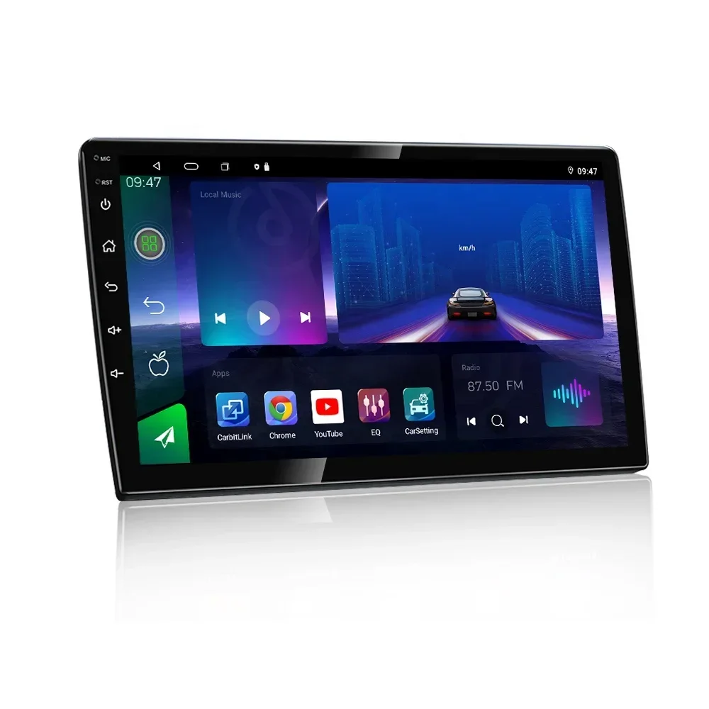 Jmance 10 "6 + 128GB 4G IPS 1280*720 FM AM DSP RDS BT5.0 أندرويد السيارات Carplay 2din سيارة الصوت العالمي سيارة مشغل وسائط متعددة #1