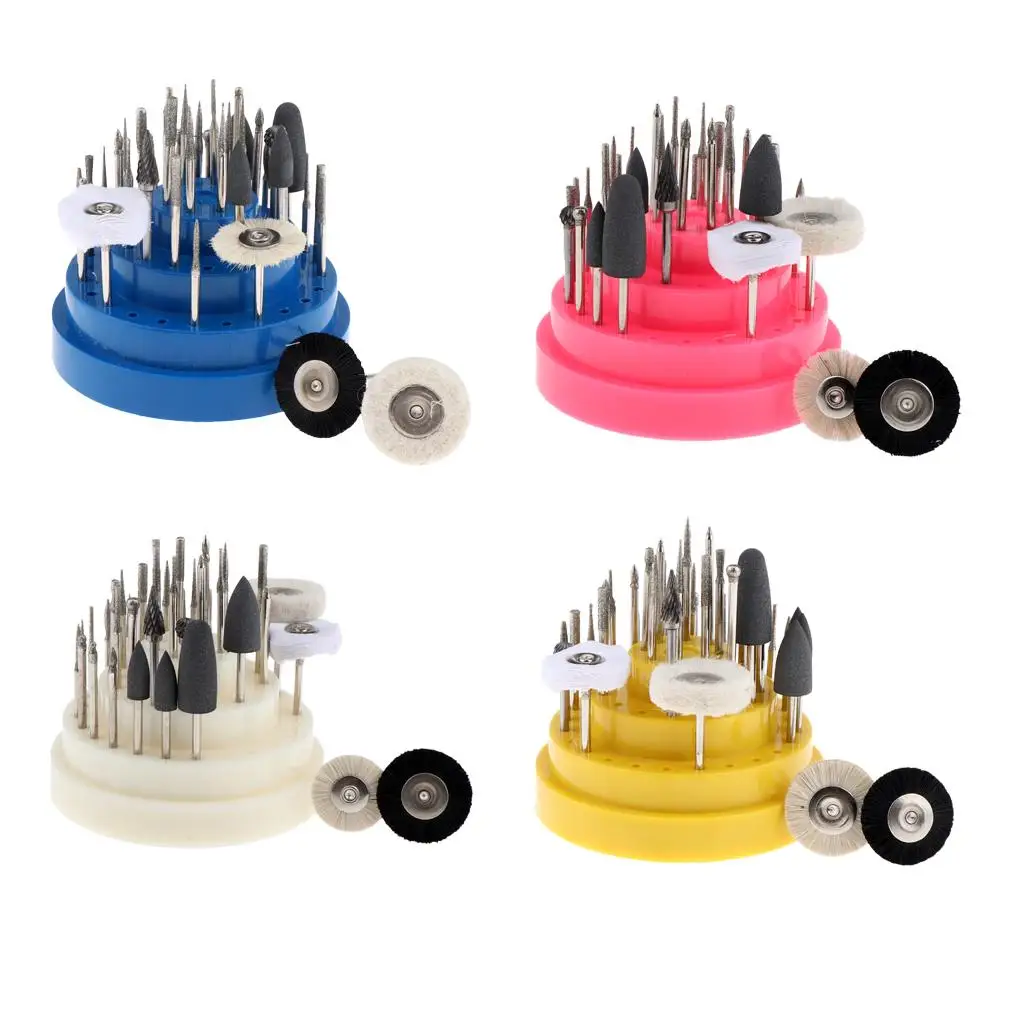 

Manicure Tools Professional Electric Nail Set Tungsten Steel Files and Barrel Head Brush for Nail Salon and Home Care