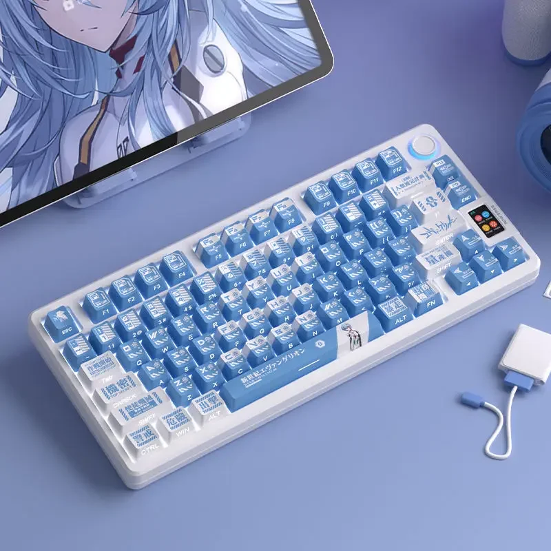 

Двойная светопропускающая PBT, милая горячая сублимационная оригинальная клавиатура на заказ, маленькая полная клавиатура 75