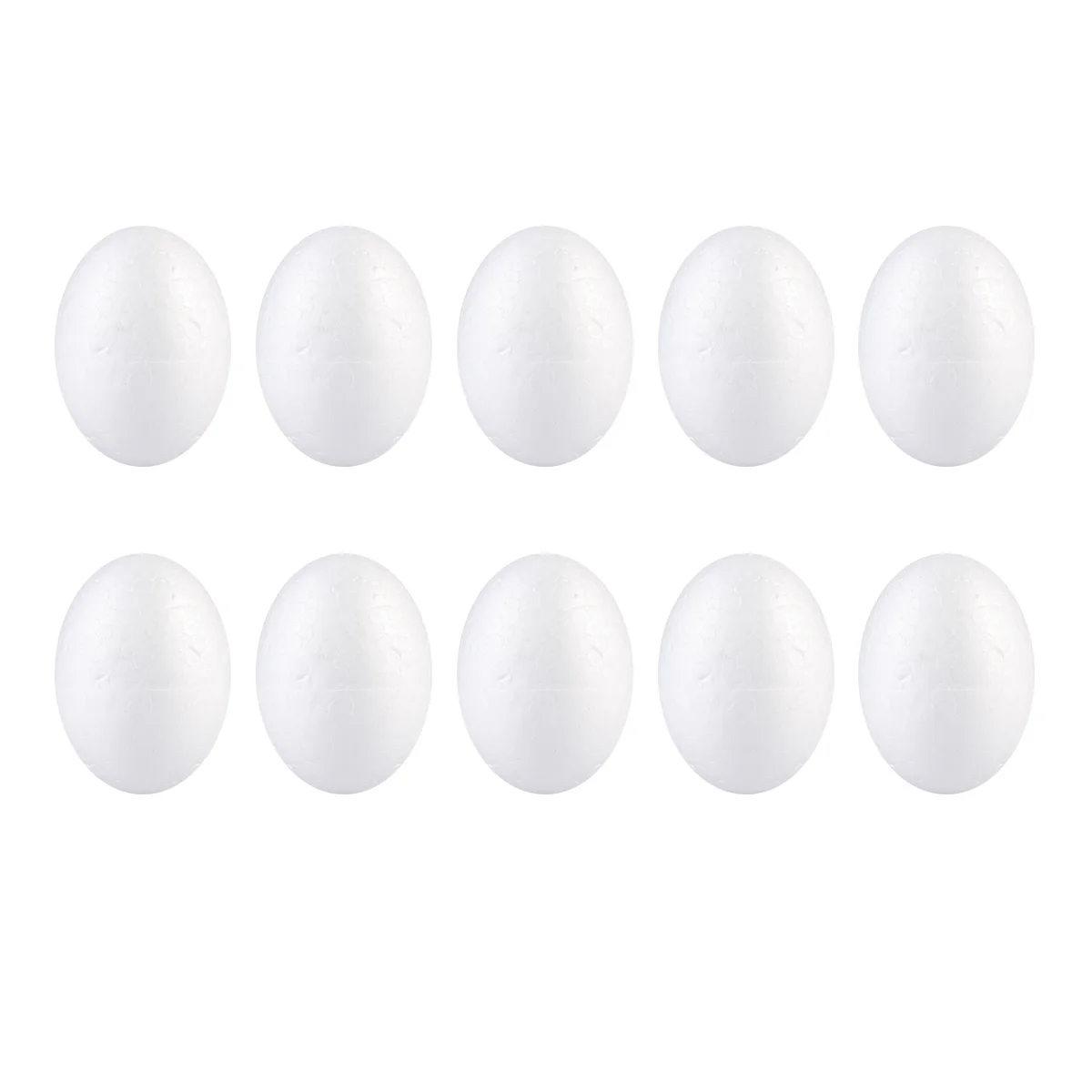 

50Pcs 6Cm Polystyrene Craft Eggs White Foam DIY Easter Decorations Reusable Art Painting Supplies for Festival Home