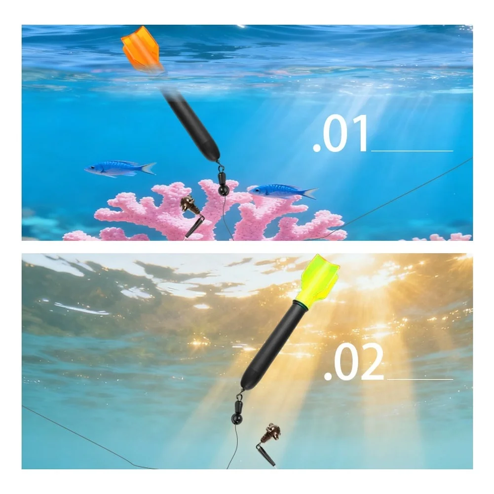 High Visibility Fishing Marker Float Kit For Accurate Long Distance Positioning Sturdy PVC Material With Protective Beads