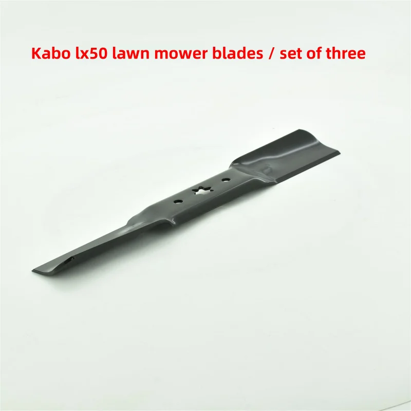 XMSJ Set of Three Cutting Blades for Kabo LX50 Lawn Mower Agricultural Greening Equipment Repair Accessories