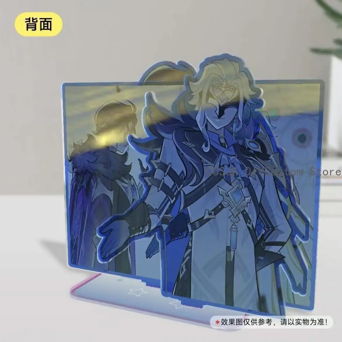 Game Genshin Impact Dottore X Pantalone CP Cosplay Laser Acrylic Stand Model Plate Desk Decor Standing Sign Desktop Mascot Gift