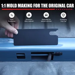 For Ford Maverick 2022+ tailgate bottom wire hole dust cover, car tailgate bottom wire hole protection accessories, aluminum all