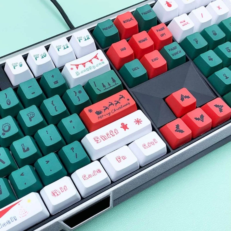 Teclado personalizado Keycaps 123PCS Festive Keycaps DeepForest PBT Dropship