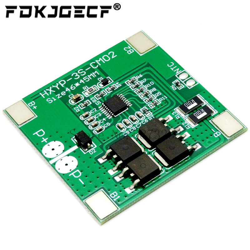 3S 11.1V 12V 12.6V 18650 Lithium Battery Protection Board Anti Over charge Discharge 14A 20A Li-ion Lipo Pack BMS Module Sprayer