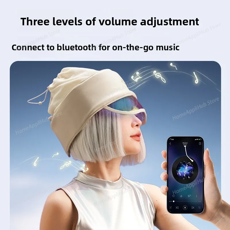 Charging Head Airbag Massager & Eye Hot Compress Massager beauty health massage relax scalp massager hair scalp envio gratis