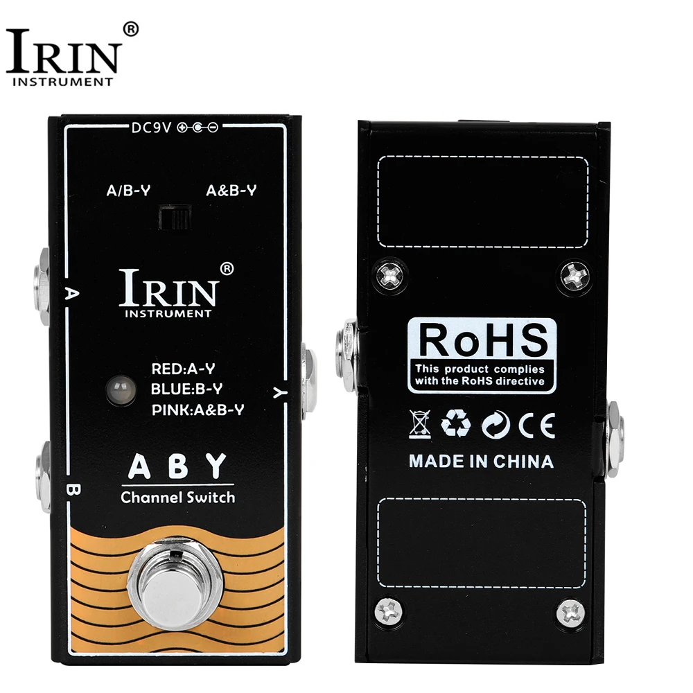 IRIN RS-22 베이스 Fd 기타 이펙트 페달, 베이스 퍼즈 이펙트, 풀 게인 광기, 트루 바이패스 페달, 일렉트릭 기타 액세서리 