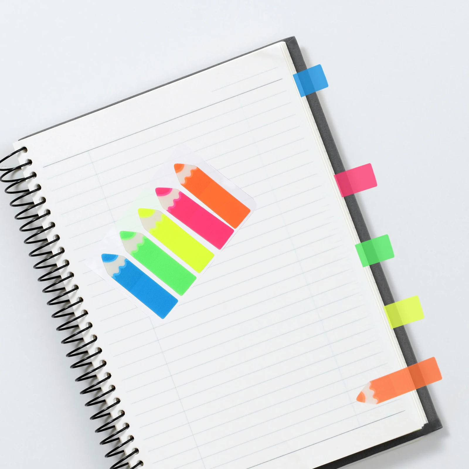 

500pcs Colored Index Tabs Sentence Markers Page Marker Pet Film Highlight Labels Household Reading Strips