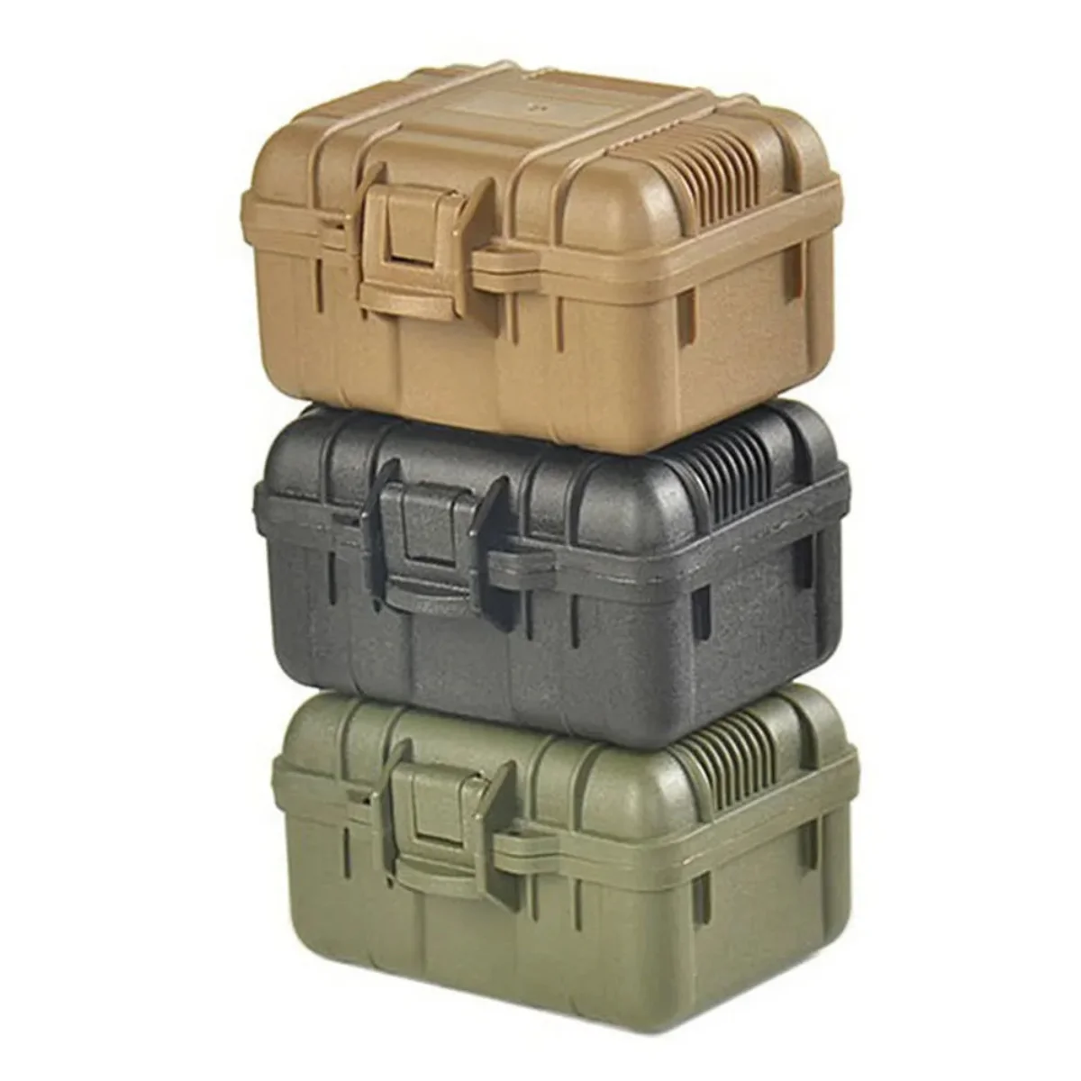 Boîte en plastique avec mousse antichoc - Utilisée pour le stockage extérieur de certains articles fragiles, petits produits électroniques, étui rigide portable