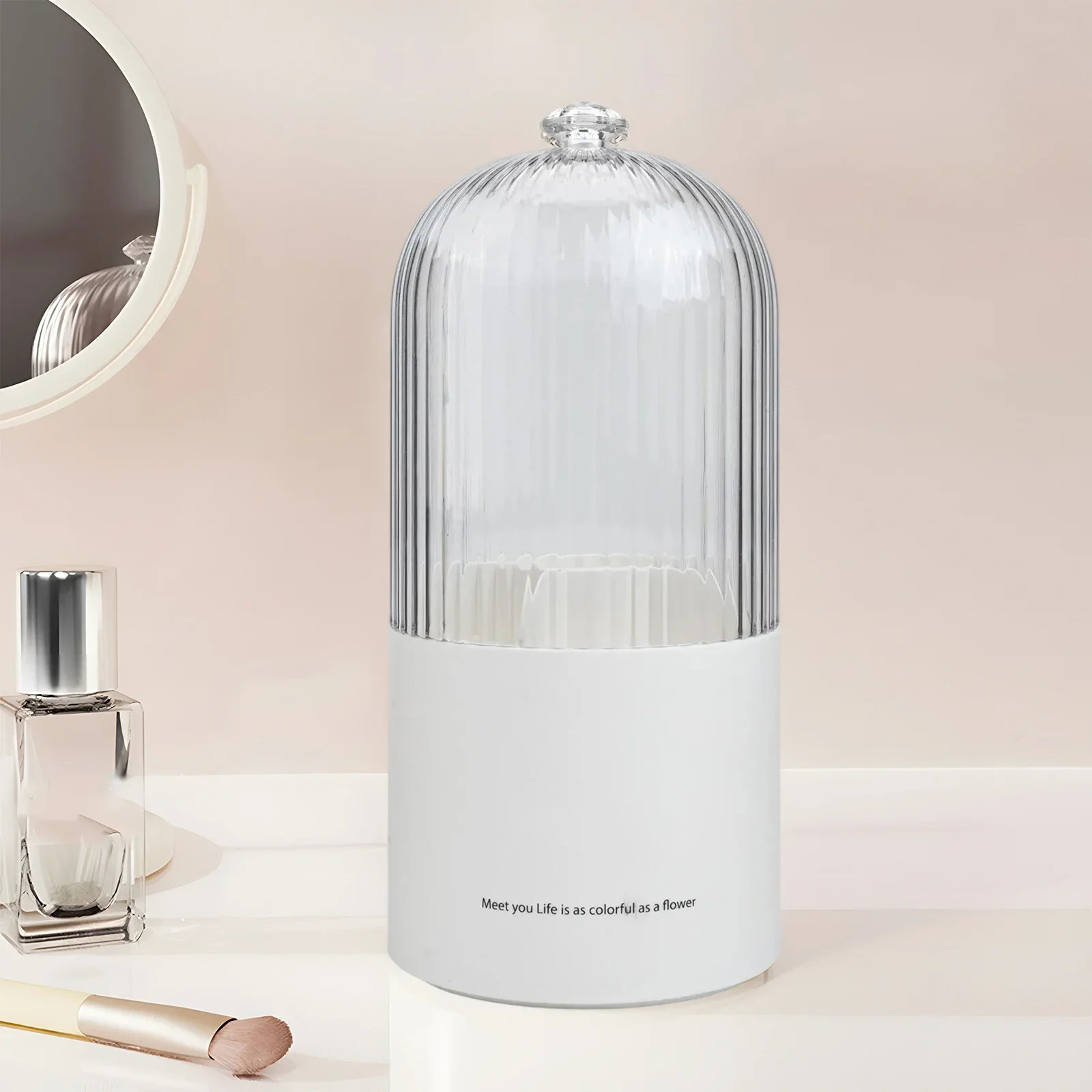 

11*11*23cm Cosmetic Organizer Efficient Makeup Organization Versatile Storage Solution Desk Organization Beauty Routine