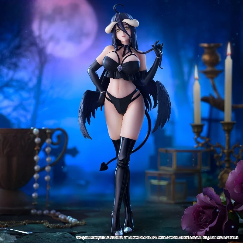 

OVERLORD albedo devil 100% Original genuine PVC Action Anime Figure Model Toys Figure Collection Doll Gift