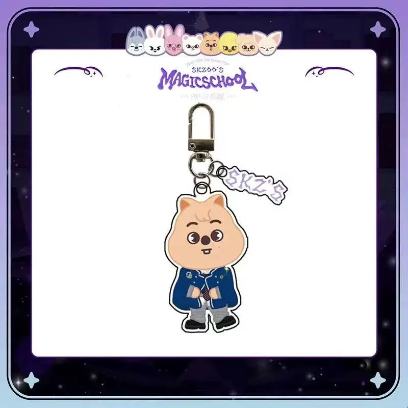 SKZOO Academy of Magic Acrylic Keychain: Collectible goodies, birthday gifts, couples' accessories, backpack pendants