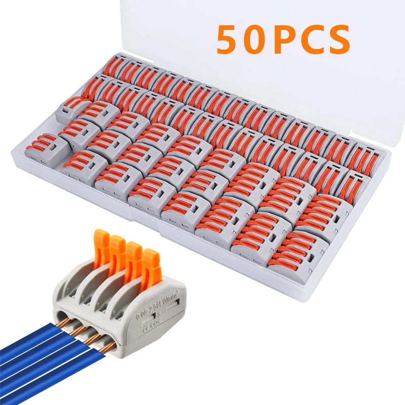 50Pcs Lever Wire Nu…