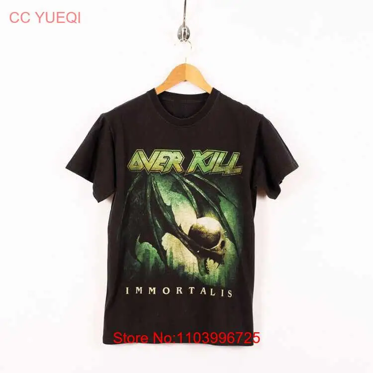 Overkill Immortalis Shirt Short Sleeve Black Unisex S-234XL