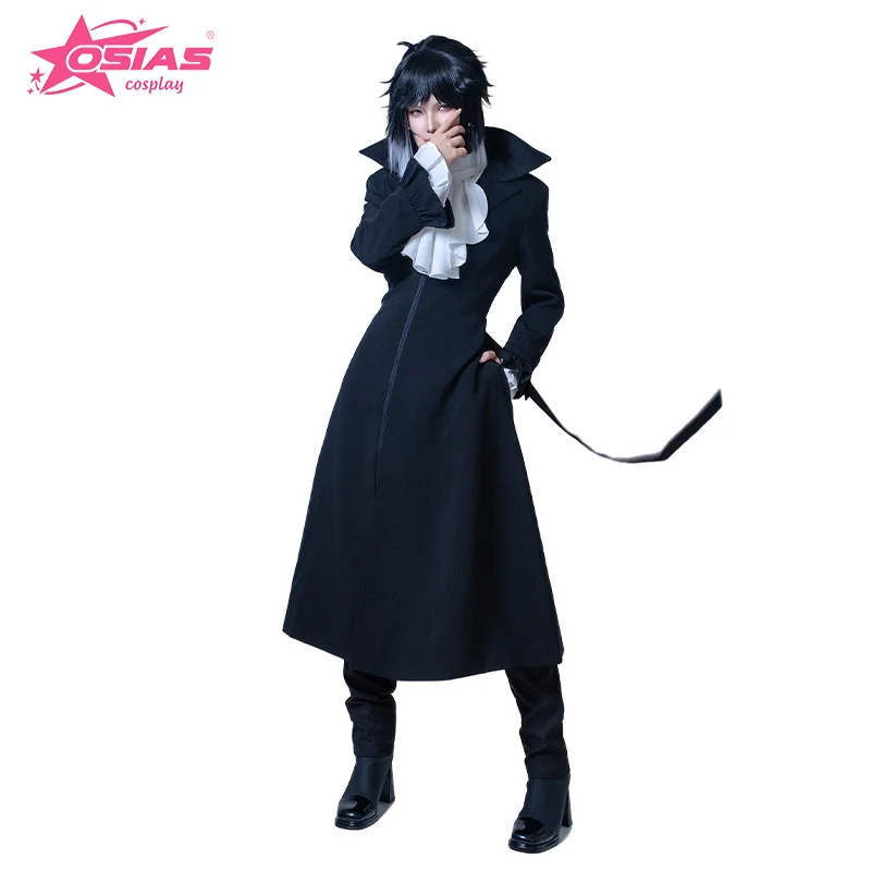

OSIAS Ryunosuke Akutagawa Cosplay Costume Set Ryunosuke Akutagawa wig Ryunosuke Akutagawa shoes Bungo Stray Dogs